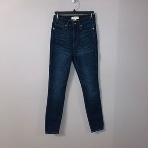 NWOT Madewell 10'' High Rise Skinny Jeans W25 madewell jeans